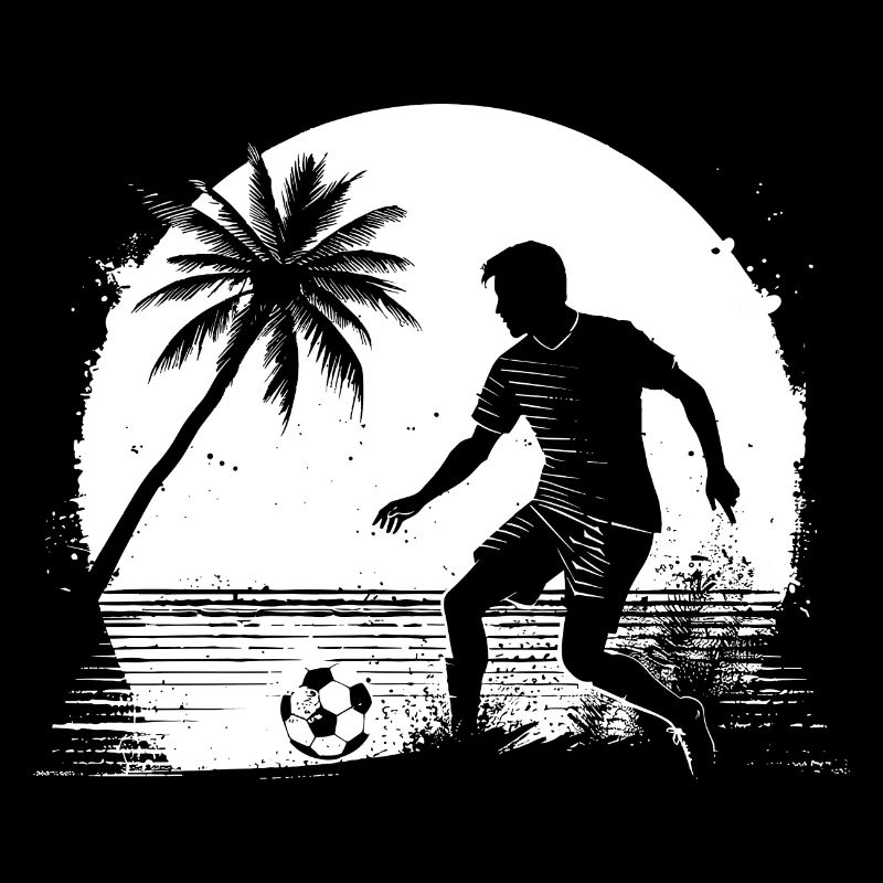 Soccer Boy Drawing