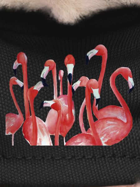 Vivid Flamingo Watercolour Ensemble