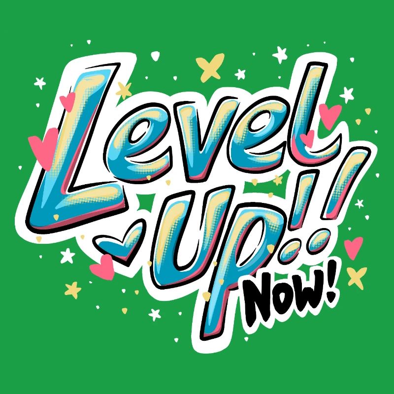 Vibrant Inspirant 'Level up now !' Conception du devis