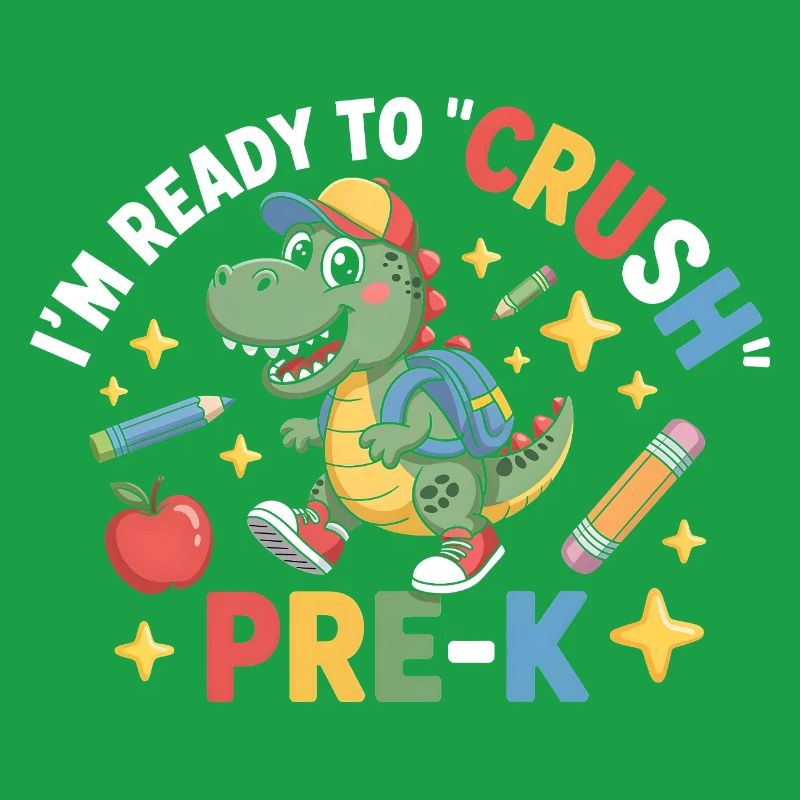 Ready To Crush Pre K Dinosaur