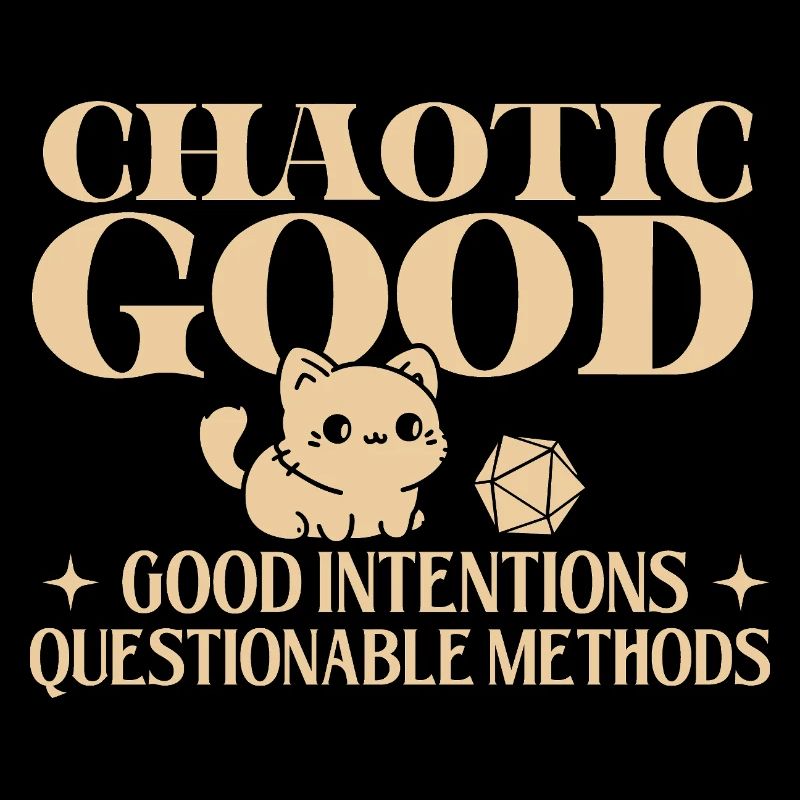 Chaotic Good Good Intentions RPG Alignment Humor