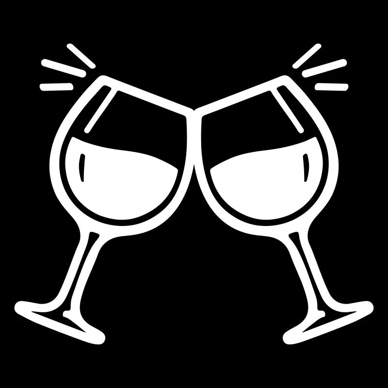 Weinglas Anstoßen Prost Wein