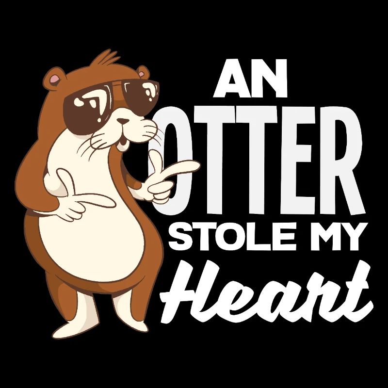 Loutre de mer stoly mon cœur
