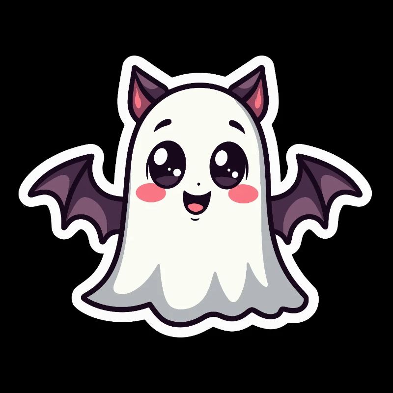 Halloween Bat Ghost