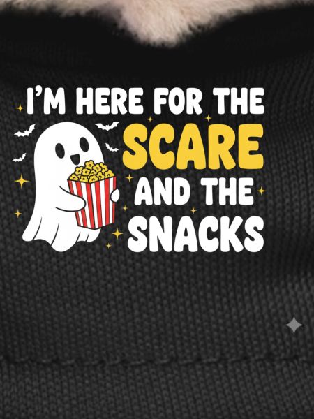 Halloween Ghost and Snacks