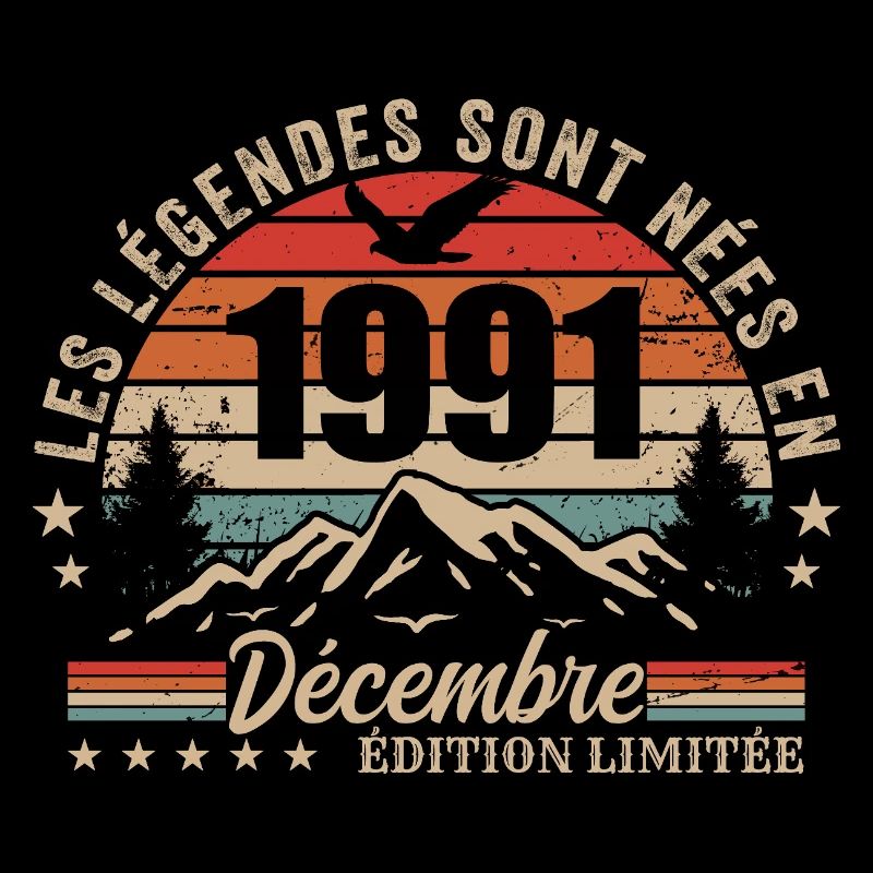 Rétro Décembre 1991 - Cadeau 34 Ans