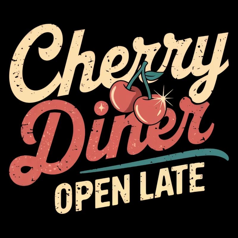 Cherry Diner – Style Café Rétro
