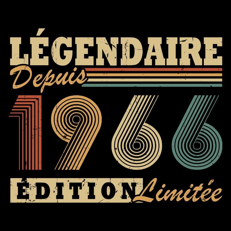 Legendär seit 1966 Vintage-Geburtstagsgeschenk