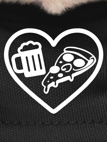Heart Pizza Beer