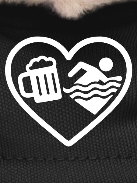 Heart Swimming Beer 