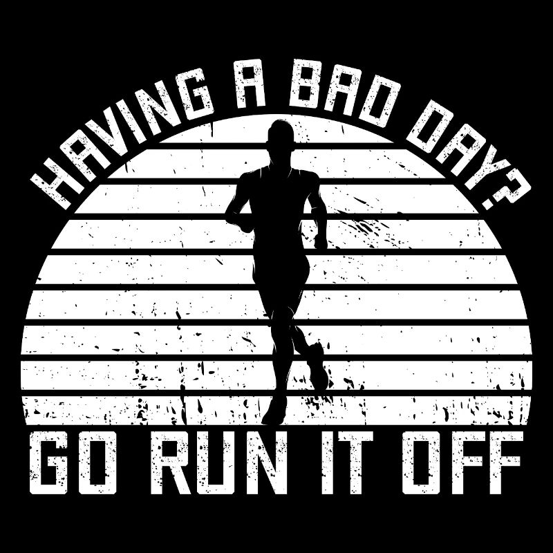 Coureur de marathon Allez courir en courant