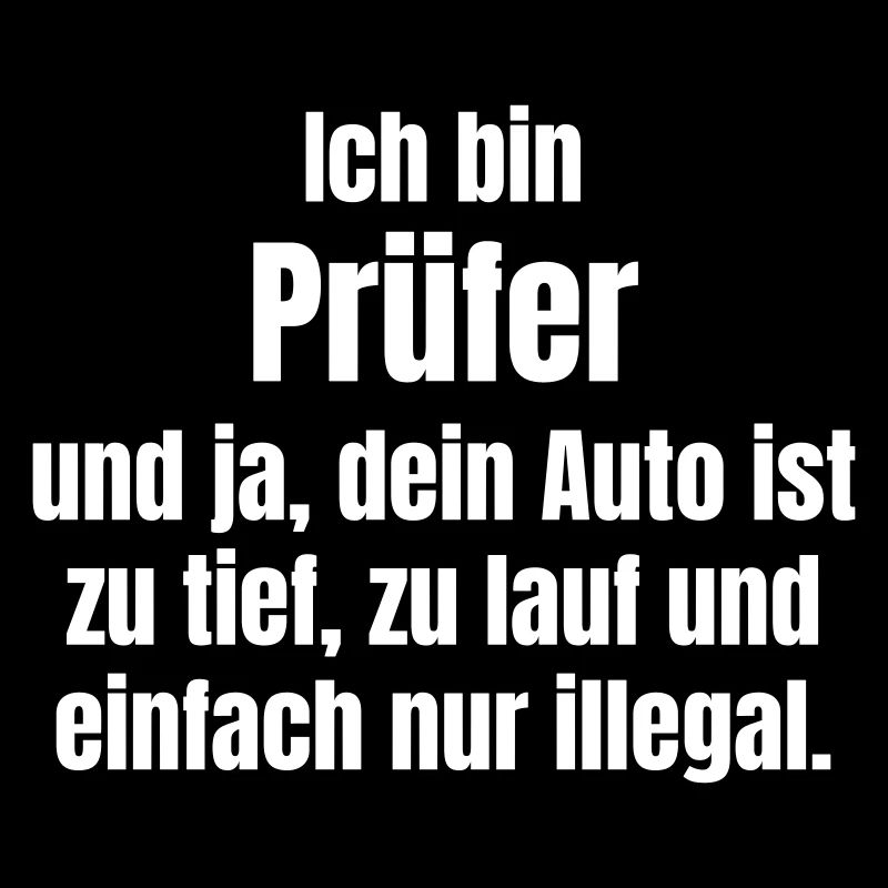 Ich bin Prüfer Auto zu tief
