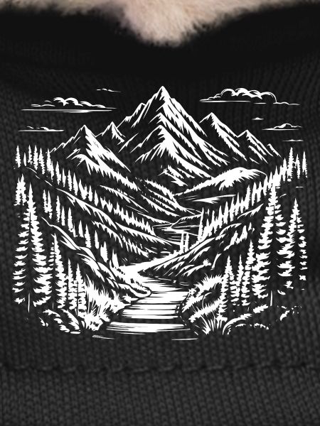 Mountain sketch landscape