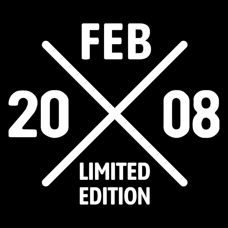 Limited Edition February 2008 Geburtstag Geschenk