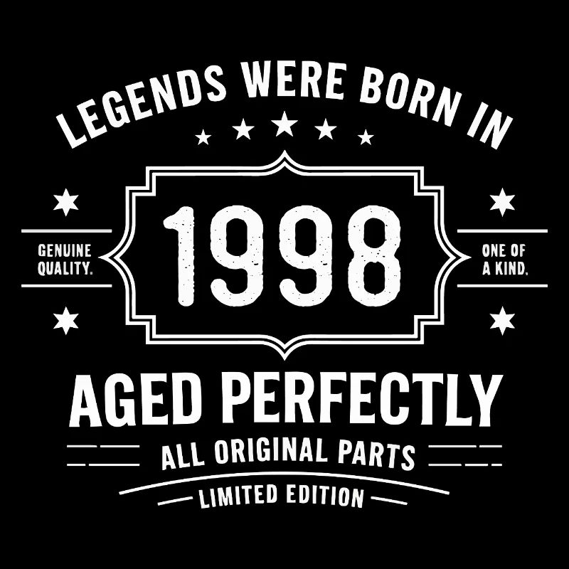 Original 1998 Vintage | Geburtstagsgeschenk 1998