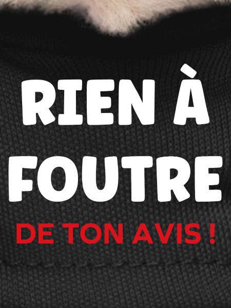 rien à foutre