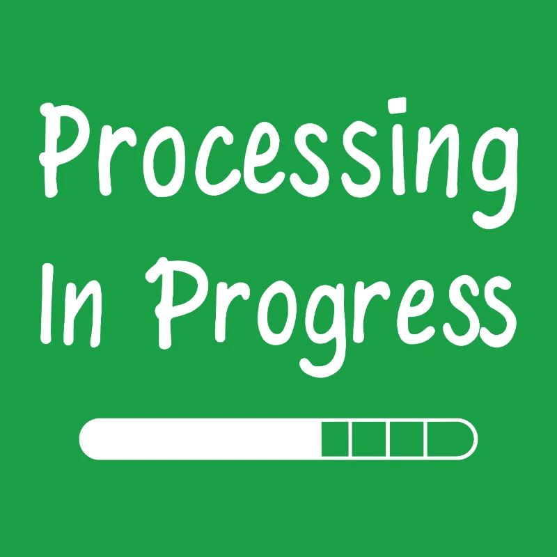 Processing In Progress Ladebalken Statement