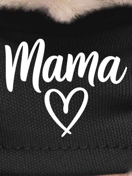 Mama Heart Script Handwritten Love