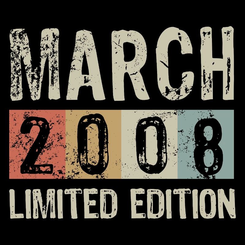 Limited Edition March 2008 Geburtstag Geschenk
