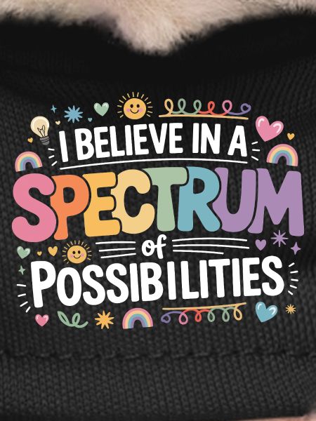 Autism Awareness Support rainbow