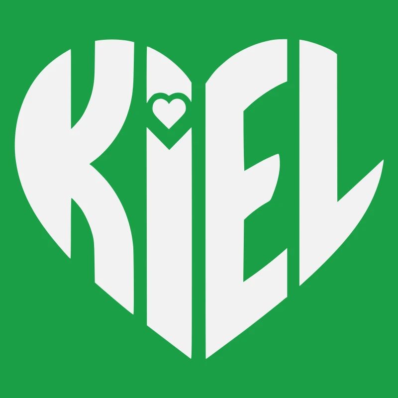 Kiel Heart Typography