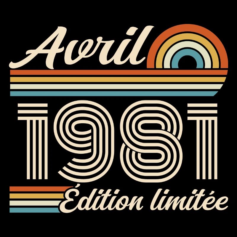  Avril 1981 anniversaire rétro 1981 April 1981