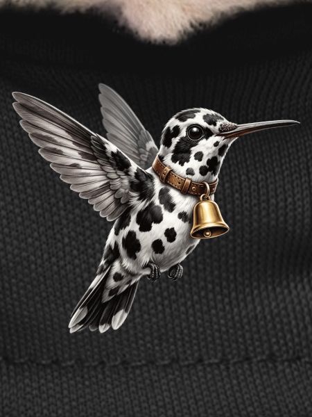 Funny Mixed Hummingbird Cow Pattern