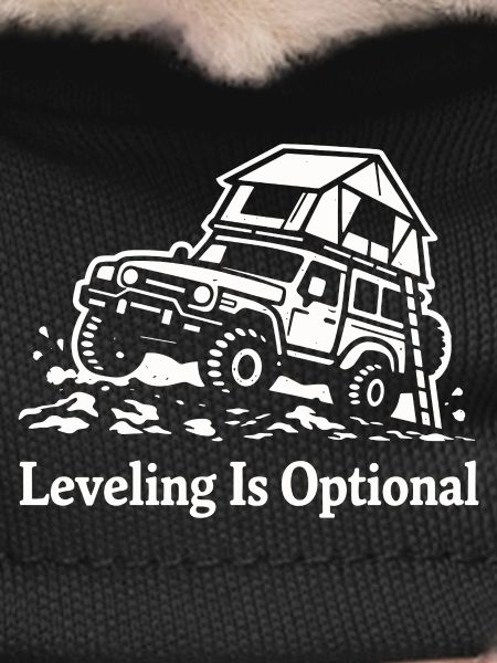 Leveling is optional off-road camper