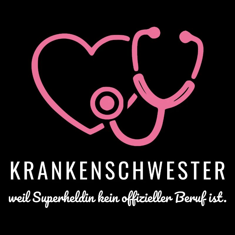 Krankenschwester Superheldin - Lustiges Pflege Med