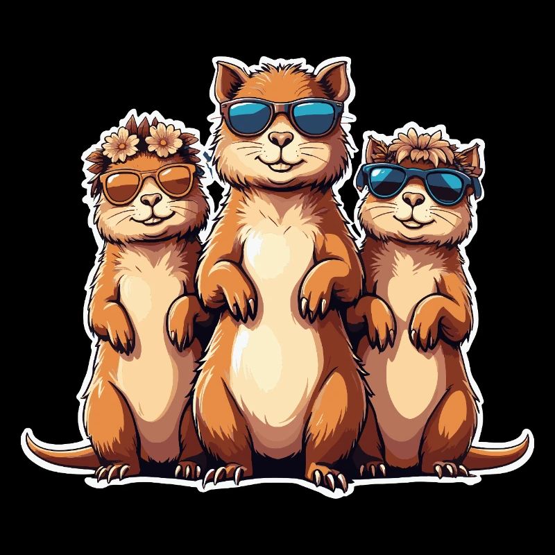 Trio de lunettes de soleil