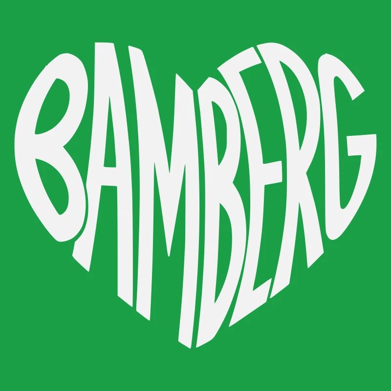 Bamberg Herz Typo