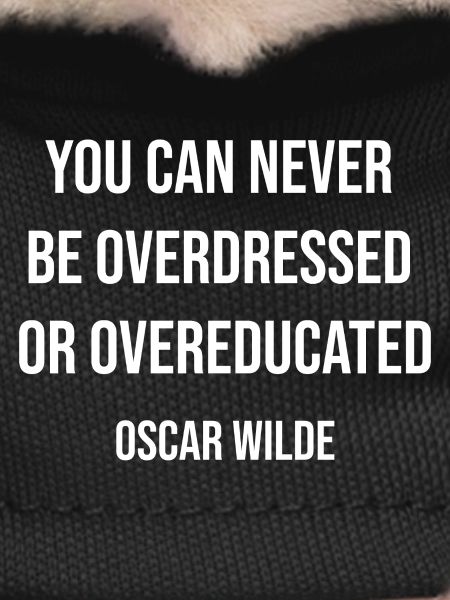 Overdressed oder übergebildetes Zitat-T-Shirt