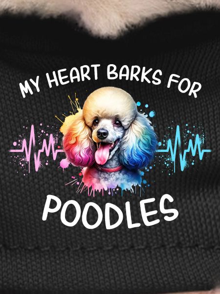 Poodle Heart Line