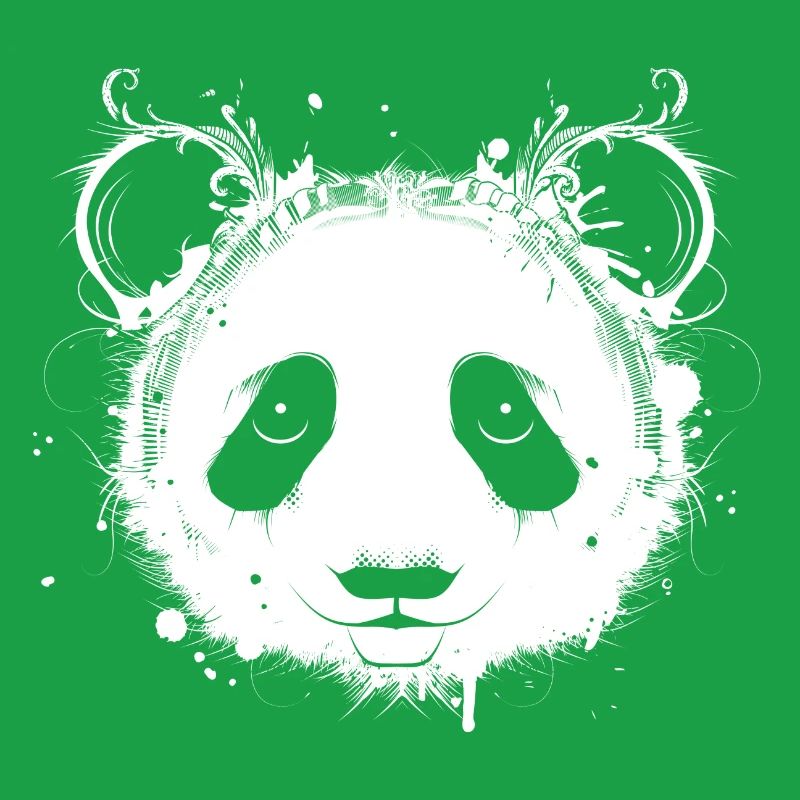 Tête de panda géant