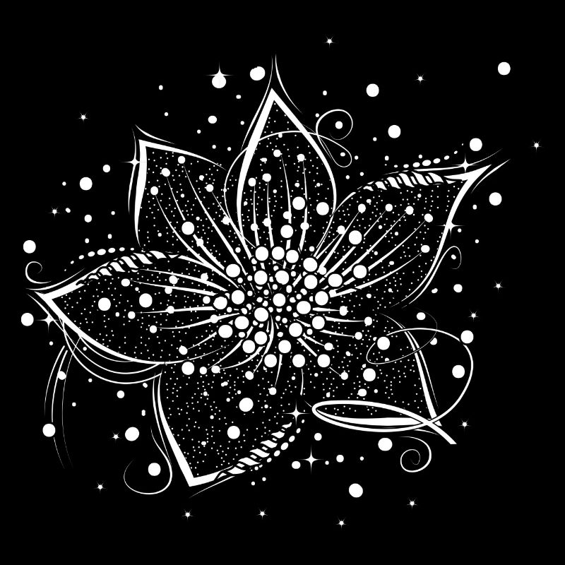une fleur blanche