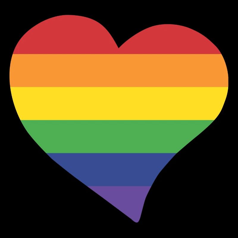 Rainbow heart