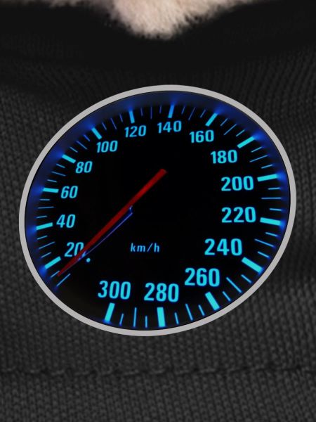Blue Speedmeter, Tacho - Design