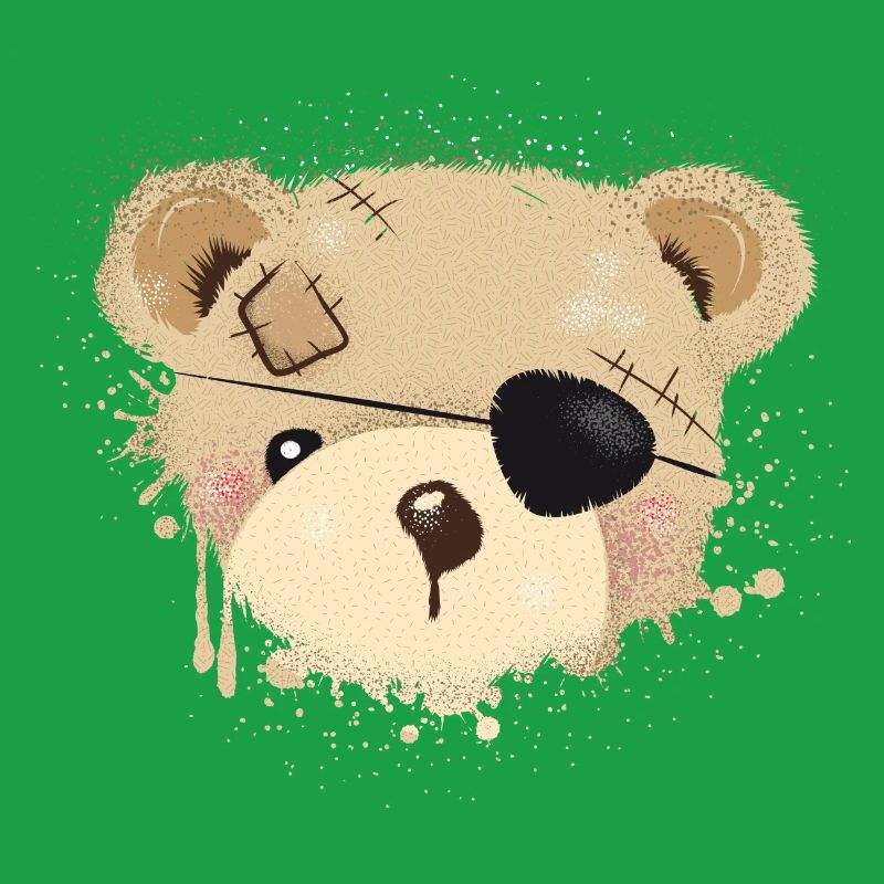 Teddy with eye patch