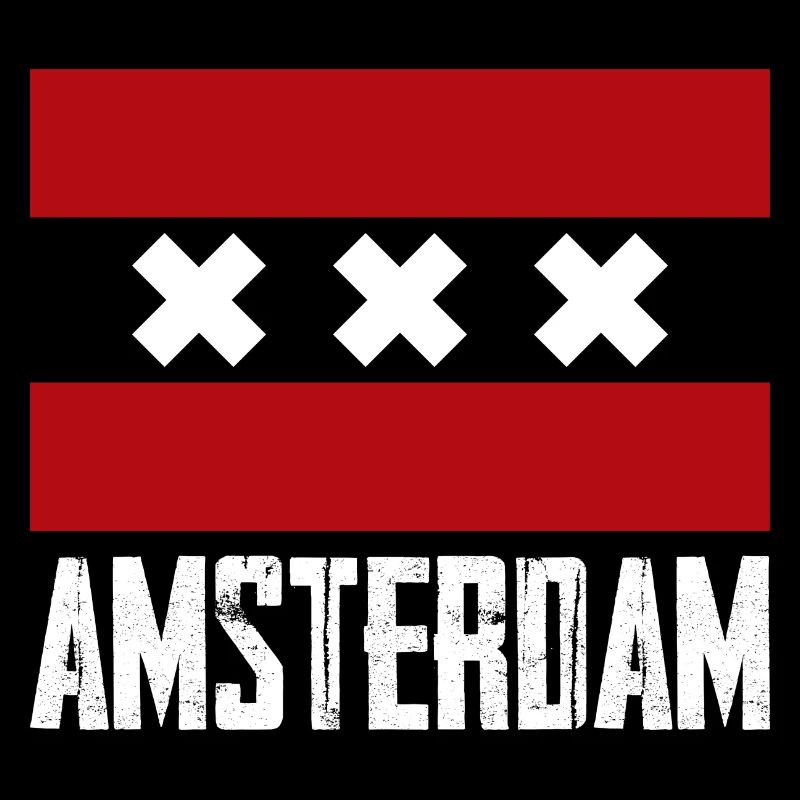 Amsterdam X Striped Emblem