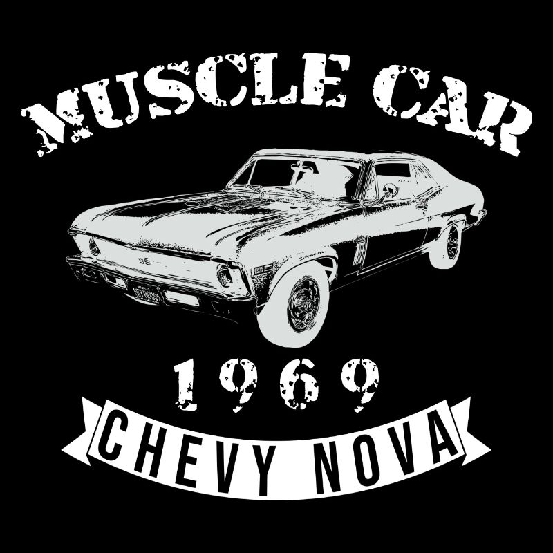 Conception vintage de Chevelle Muscle Car