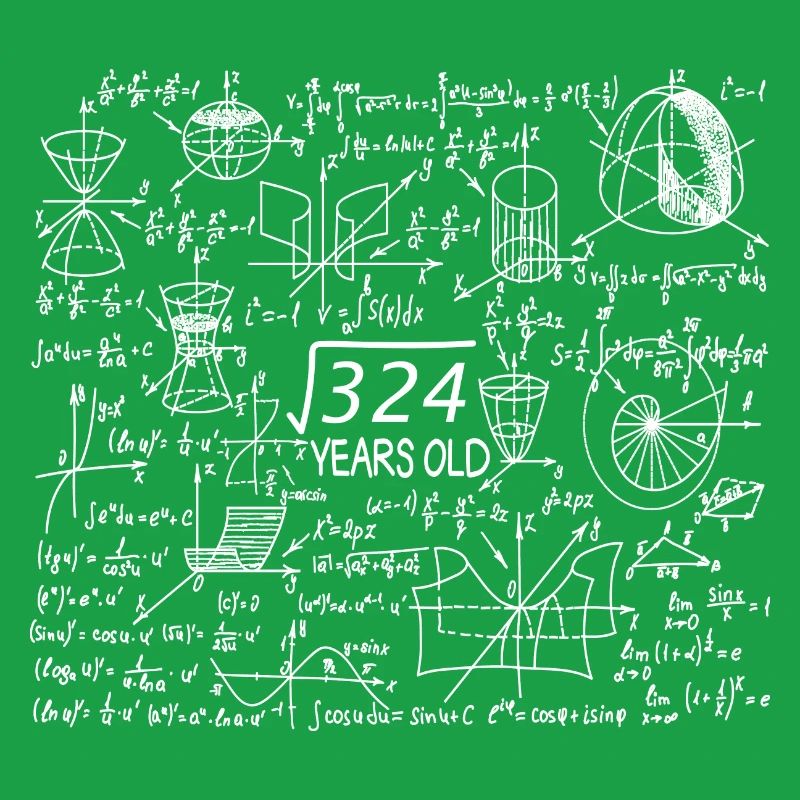 18th Birthday Math Math Student Mathefan