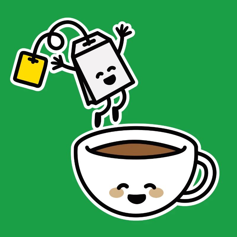 Teebeutel Tee Teetasse Teetrinker Teeliebhaber