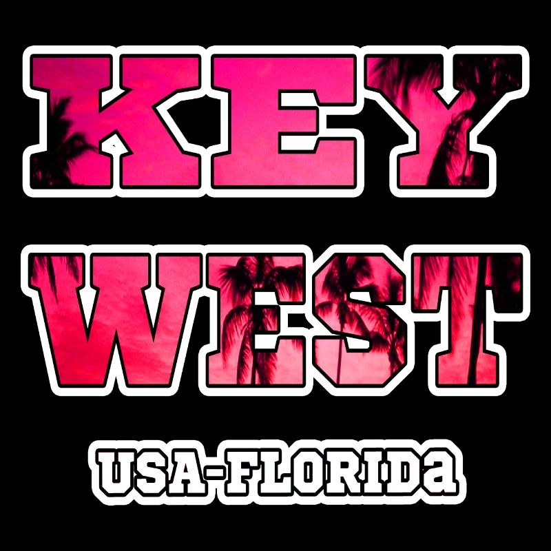 Key West Florida Palmen Urlaub souvenir Erinnerung