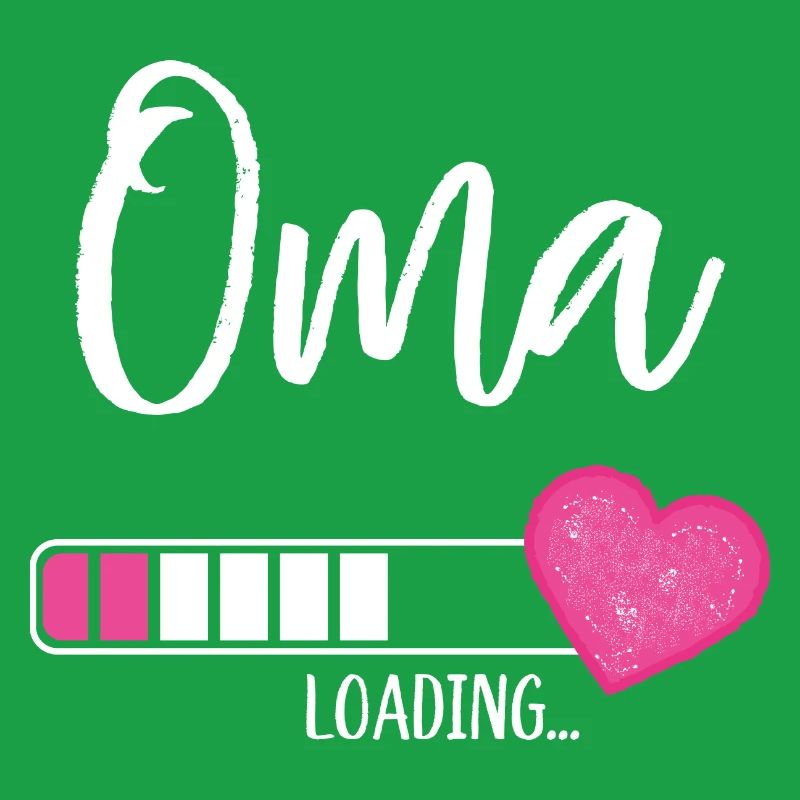 Oma Loading Herz Enkelin Mädchen Werdende Oma