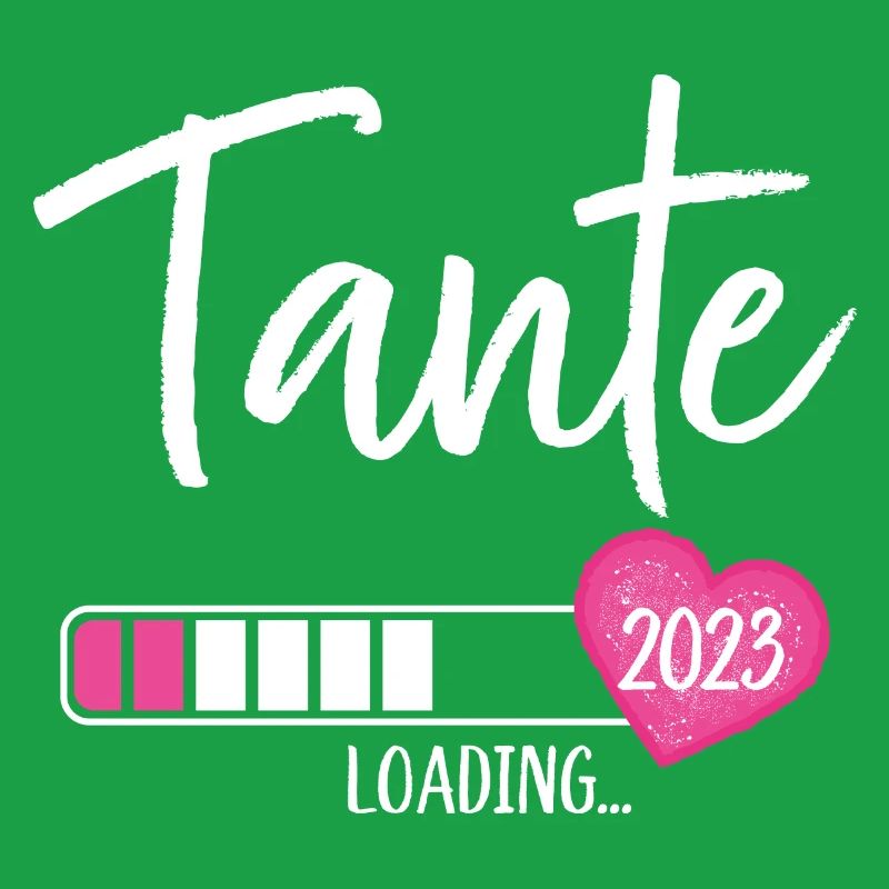 Tante Loading 2023 Herz Nichte Mädchen