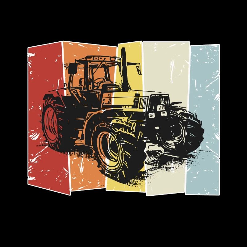 Tractor Deutz retro style