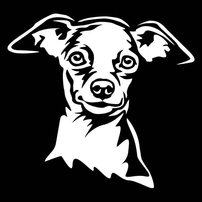 Zwergpinscher Kopf "Black Edition"