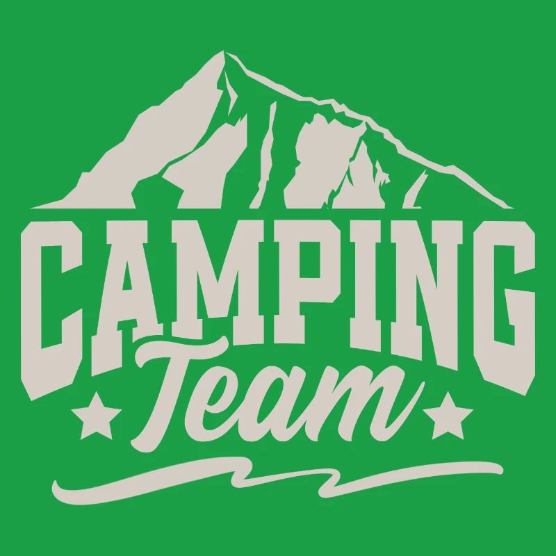 Équipe de camping Camper Campen