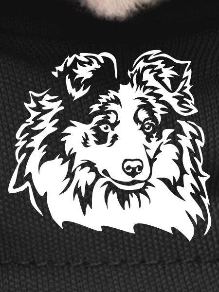 Sheltie Head "Black Edition"