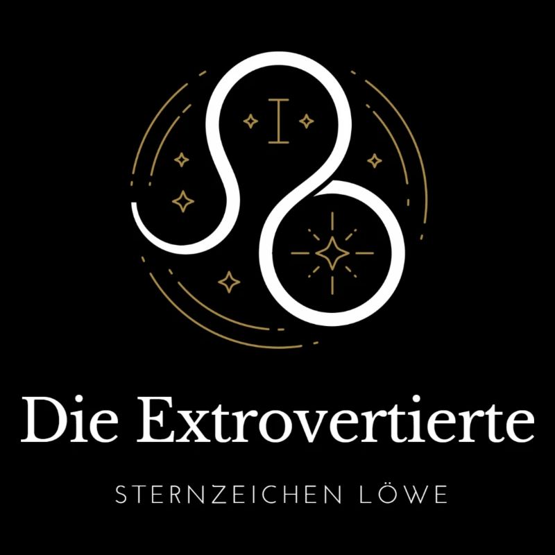 Leo Extrovert Logo Sternzeichen